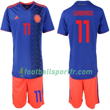 Tenue Colombie Cuadrado 11 Enfant Extérieur Coupe du monde 2018 Maillot de Foot